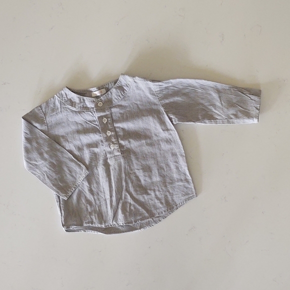 Ferd | Striped Mandarin Collar Shirt - Picture 5 of 7